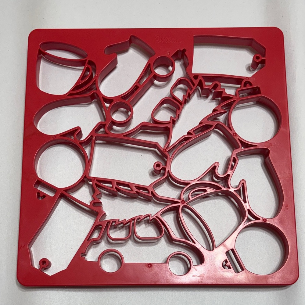 Wilton Christmas Multi Cookie Cutter Sheet